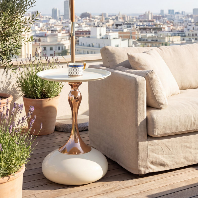 End Table, White