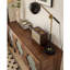 Buffet en noyer et verre American Country Style-618193585