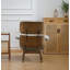 Fauteuil à oreilles capitonné Jhanae-888019933