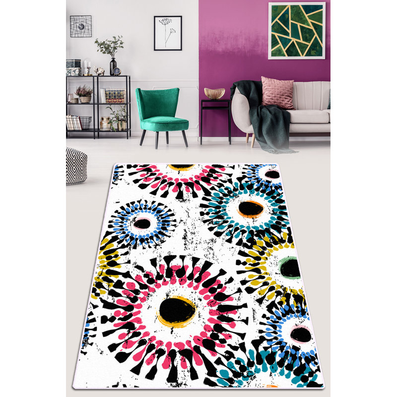 High-Quality Hall Carpet, 31.5 x 39.4 inches | 100% Polyester, Total Thickness: 0.39 inches | Antibacterial, Non-Slip Underside, Machine Washable | Perfect for Living Room & Entryway Décor