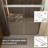 Semi-Frameless Double Sliding Shower Door, 1/4" SGCC Tempered Glass with Quiet Dual Rollers-124791606-124791610-127123364