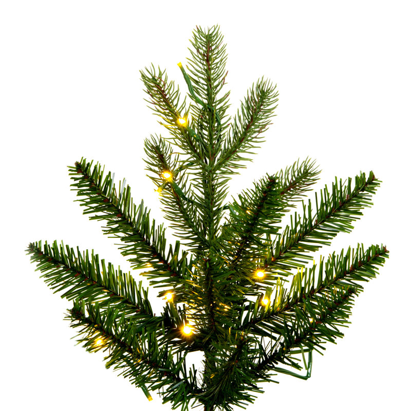 Arbre de Noël artificiel épinette baumier avec lumières 3MM, 9 pi