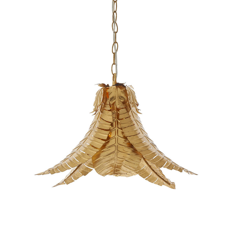 Drexil 1 - Light Distressed Gold Novelty Pendant