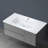 Integrated White Ceramic Basin, Drain Assembly NOT Included