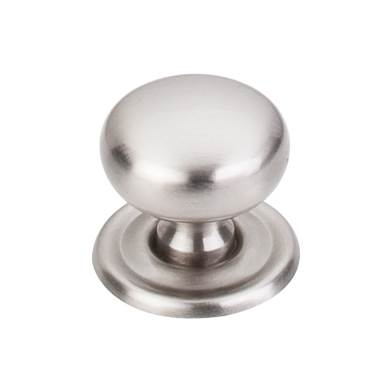 Asbury Victoria Mushroom Knob, Brushed Satin Nickel