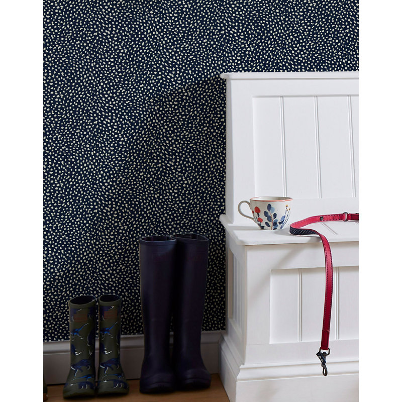 Joules Guinea Spot French Navy Wallpaper