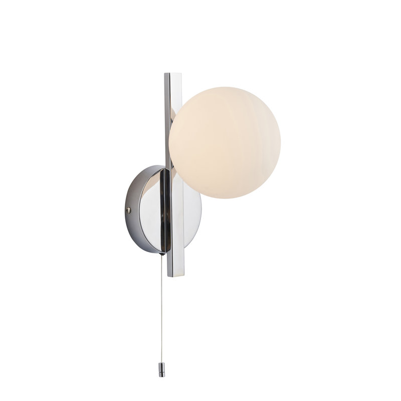 Spa 1-Light Bathroom Wall Light, Chrome