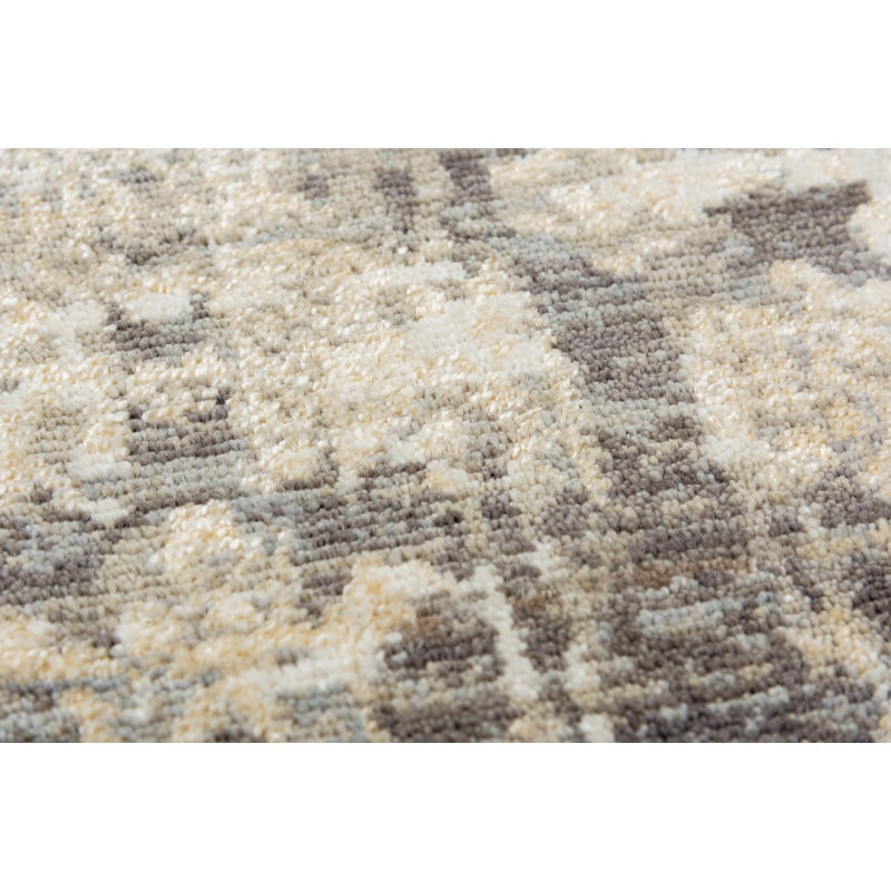 Tapis brun en laine Damask, Rectangle 10 pi x 13 pi