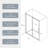 56"-60"W X 72"H Sliding Shower Door, Sliding Door, With 1/4" Tempered Glass-121998773
