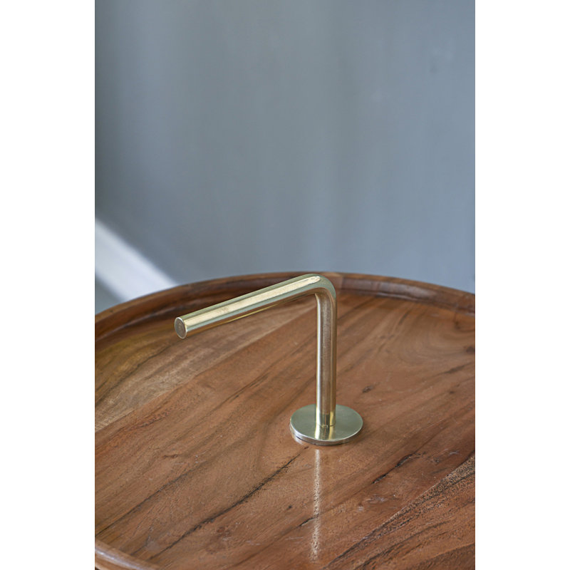 Side Table With Tripod Steel Legs