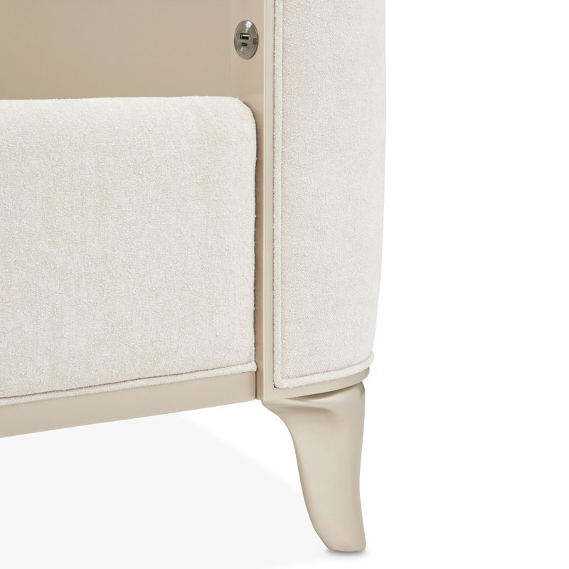 La Marisia King Upholstered Bed - Tranquil/Champagne Gold, King