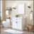 White Shaker Base Cabinet with Soft-Close Drawer & Double Doors