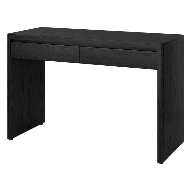 Deroche 48'' Wide Rectangular Desk, Black