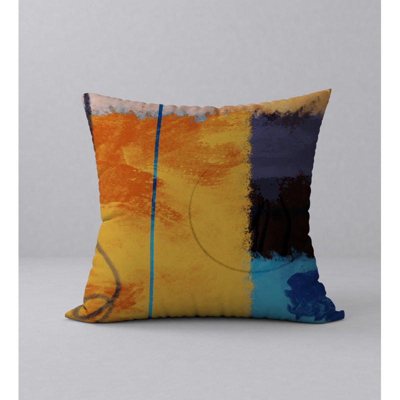Belle housse de coussin décorative carrée/insert, 20 po x 20 po