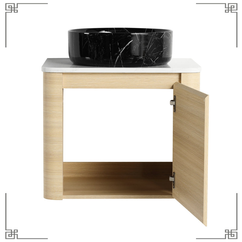 Wall Mounted With Stone Top