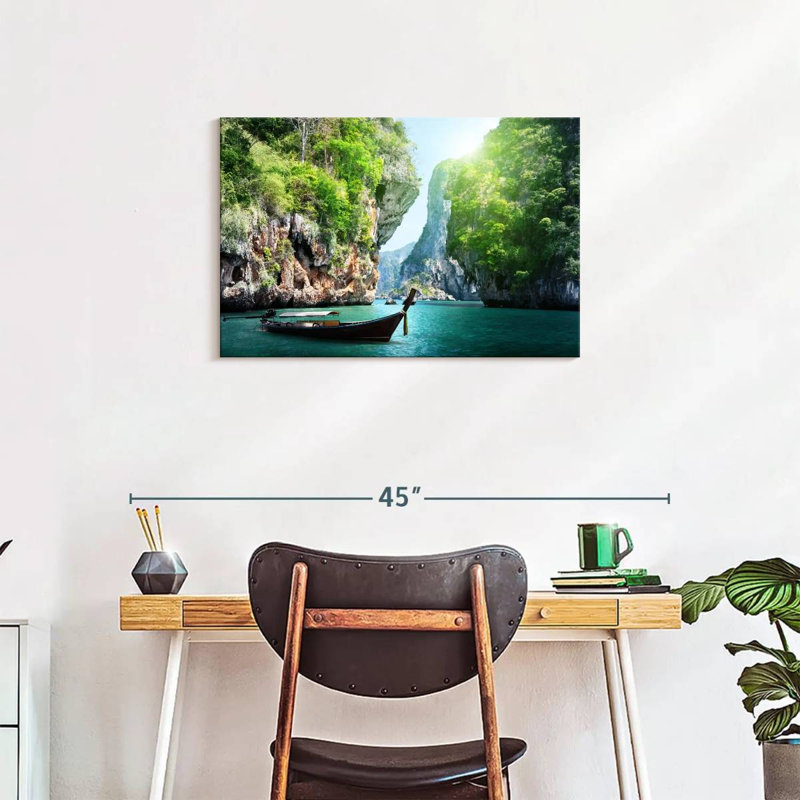 Mehar Railay Waterfalls, 20" H x 30" W