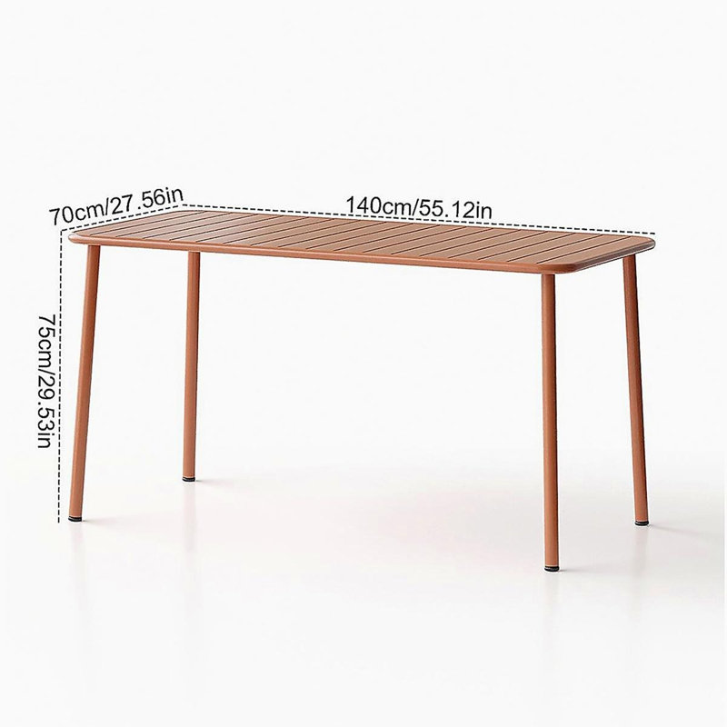 Table de salle à manger d'extérieur (rouge) Sella, Red
