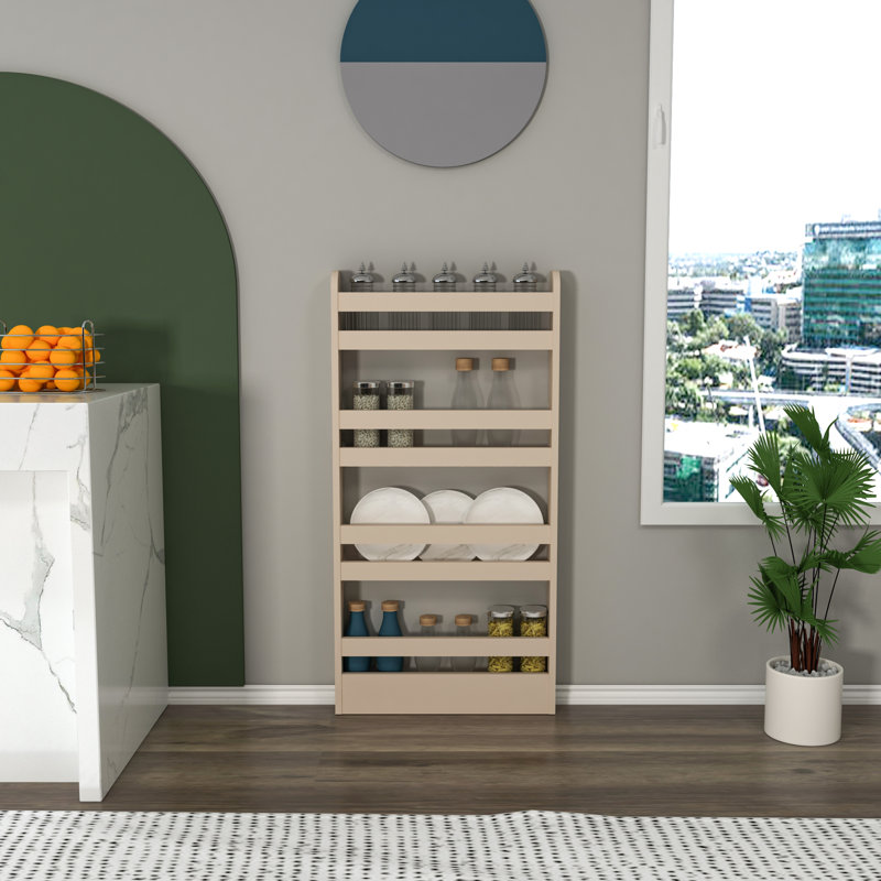 Wall Spice Rack, Beige