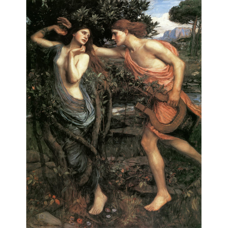 Apollon et Daphné, H 24 po x l 18 po