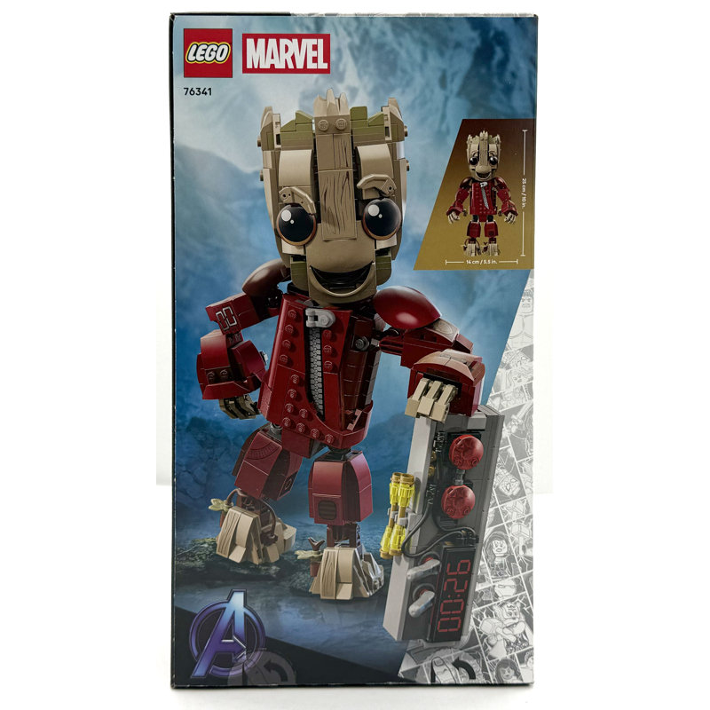 LEGO 76341 - Le jouet de construction Groot, 604 pièces, pour les 10 ans et plus