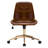 Keavey 23" Wide Leather Mid Back Mid-Century Modern Office Chair -101644298-101644290