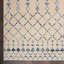Tapis beige / bleu Moritz Ikat-985079493