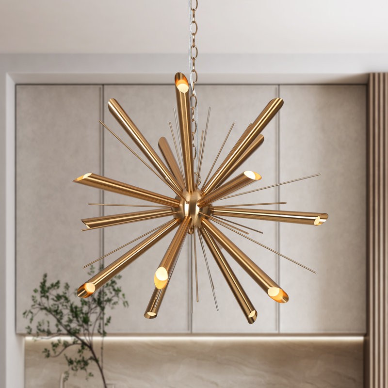 Alexandre Iron 15-Light Chandelier