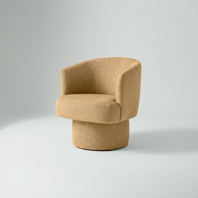 Fauteuil pivotant Orbix, sépia, Sepia