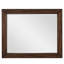 Chêne foncé Alyana X P 36 po Miroir rectangulaire H