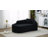 Upholstered Chaise Lounge Chair Indoor With Pillow Chenille Chaise Lounge Fluffy Reading Chairs For Office Living Room Bedroom Relaxing-1318007140