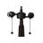 26"H Crosshairs Mission Table Lamp