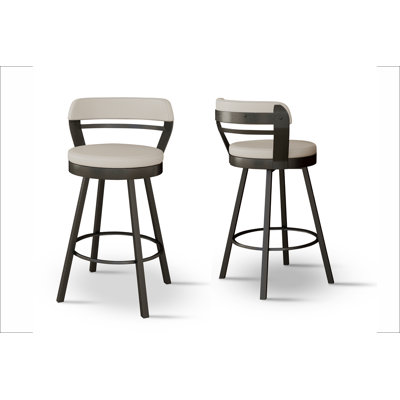Tabouret de comptoir pivotant de 26 po Neufeld