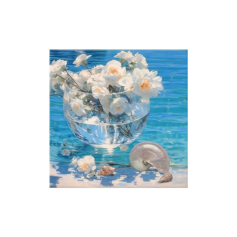 Art mural sur toile 16 "x 16"