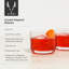Verres Raye Crystal Negroni