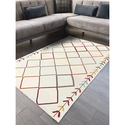 Performance Cotton Washable Moroccan Indoor / Outdoor Rug