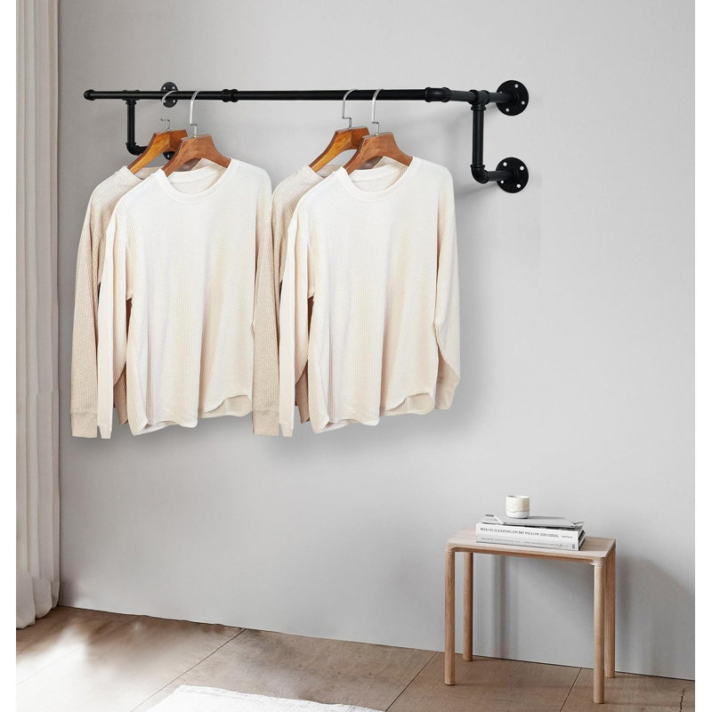 90cm Wall Mounted Clothes Rack