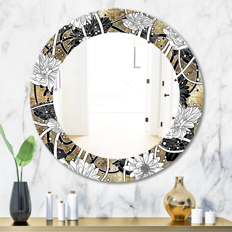 Miroir mural, H 31,5 po x l po