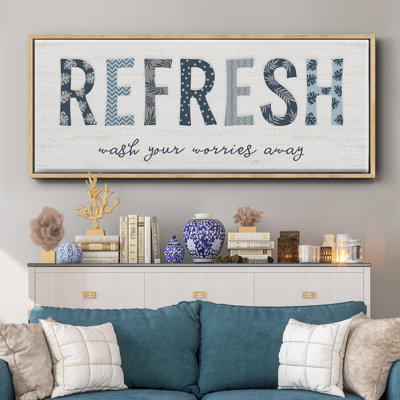 Refresh - Toile encadrée