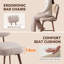 Upholstered Counter Stool with Metal Frame-437404461