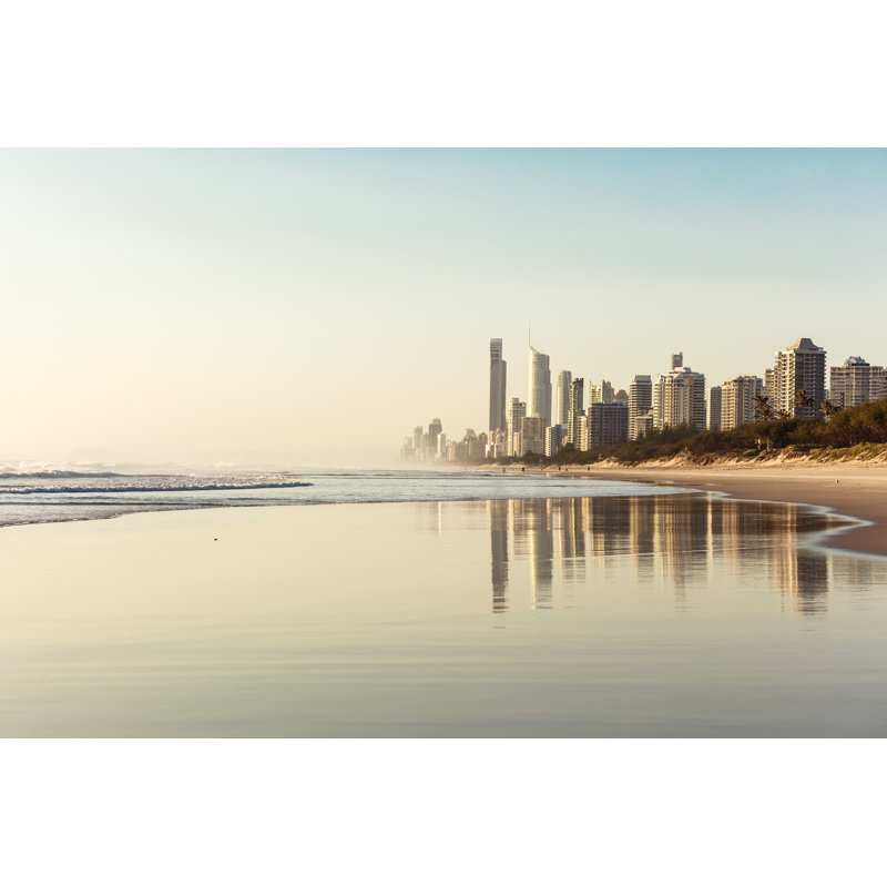 Gold Coast, Australia - Wrapped Canvas Print, 30cm H x 46cm W x 3.8cm D