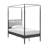Marlowe 4-Poster Canopy Metal Platform Bed-113958804