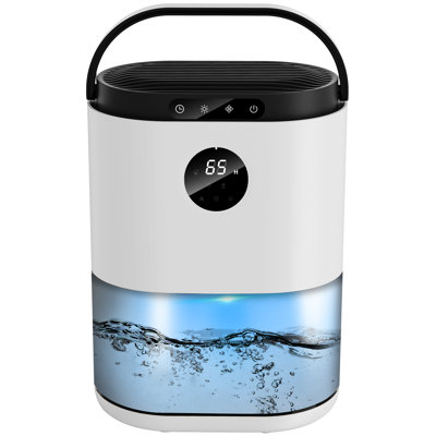 Kloudic 5 Pints Table Top Dehumidifier for Rooms Basement up to 4500 Cubic Feet