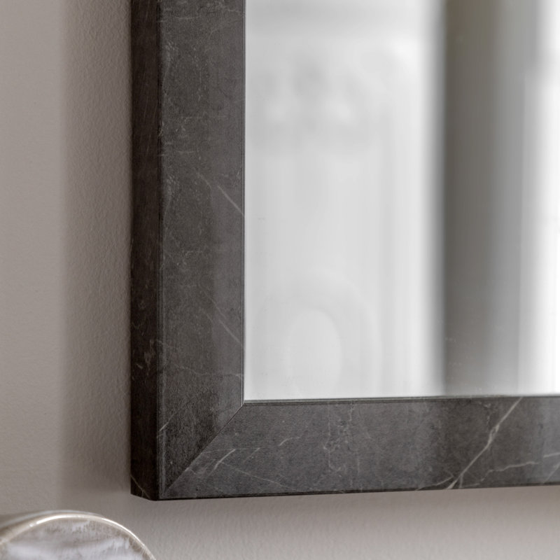 Deanette Rectangle Mirror, Silver, 195.58 cm H x 144.78 cm W