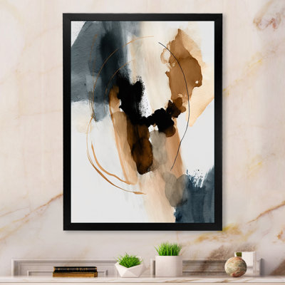 «Abstract Roses I», reproduction d'art sur toile à motif floral abstrait