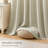 YZ Home Pinch Pleated Linen Curtains 2 Panels Set, Light Filtering Linen Blend Sheer Drapes Memory Trained Pleated Curtain Back Tab with Hooks Rings for Living Room Bedroom-2016677133-2016677122