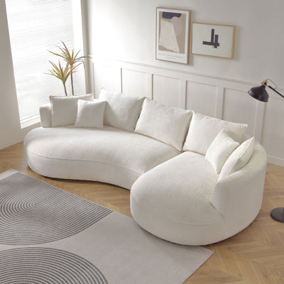 Curved Sofa With Ingenious Shape