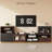 Stackable Storage 2-shelf, 28" Wide Storage Bins With Open Compartment For Closet Organizers, Wood Stackable Closet Organizer Modern Large Stackable Storage Units For Living Room Hallway, Brown-123137183