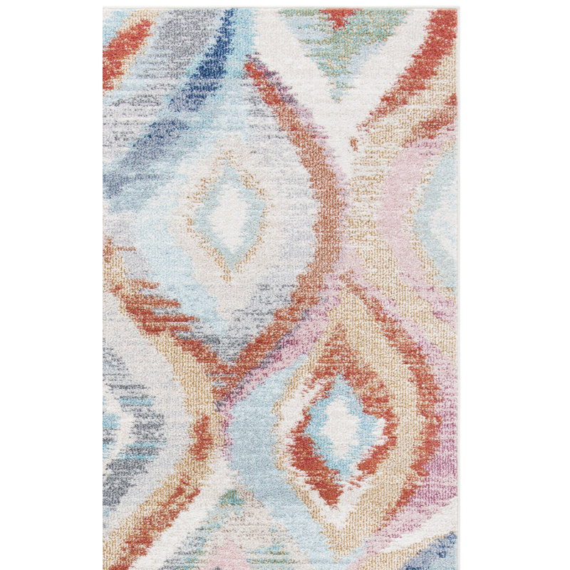 Jugtown Phoenix Performance Ikat Rug, Runner 2'2" x 8'