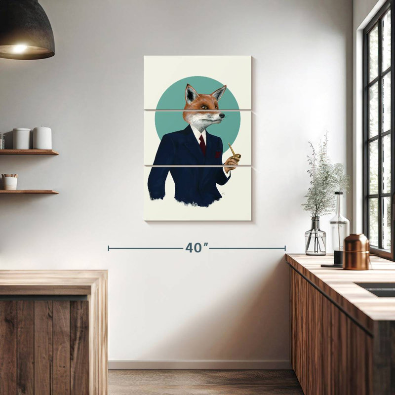 Brampt Mr. Fox, 38" H x 24" W