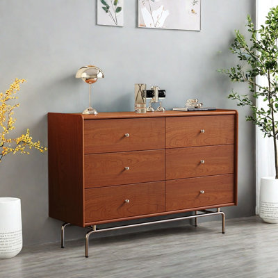 Console en bois d'hévéa massif
